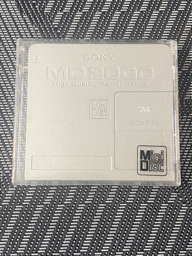 Sony md2000 mins minidisc - mins,