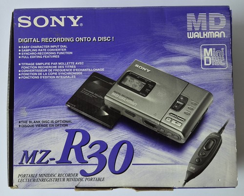 Sony r30 portable minidisc - sony,