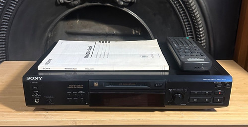 Sony mds je520 minidisc - sony,