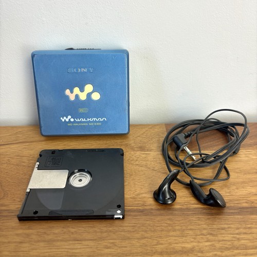 Blue sony e300 walkman - sony,