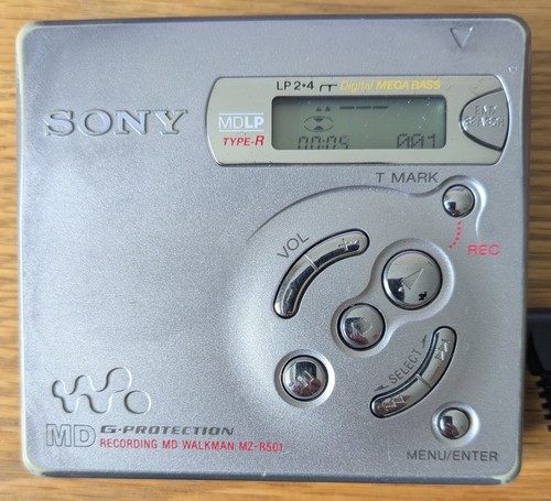 Sony r501 minidisc player - sony, mz-r501