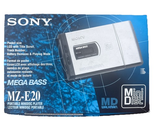 Sony e20 minidisc - mz-e20, walkman